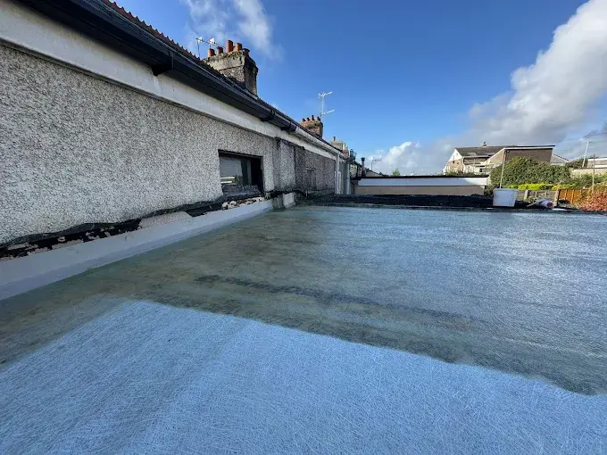 New pitched roof installation